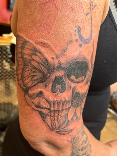 Explore tattoo ideas for car guys, creative tattoo ideas in Rapid City, available at Convicted Designs Tattoo & Piercing