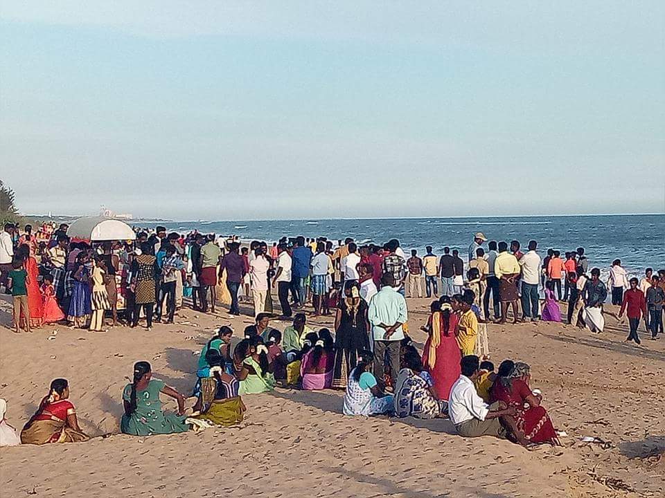 Foto van Chettikulam Pannai Beach met hoog niveau van netheid