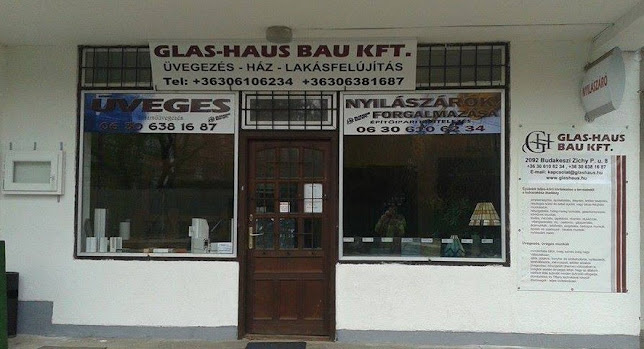 Glas-Haus Bau Kft. - Lakásfelújítás és Üvegezés, Üvegfal, Redőny, Szúnyogháló, Nyílászáró Csere