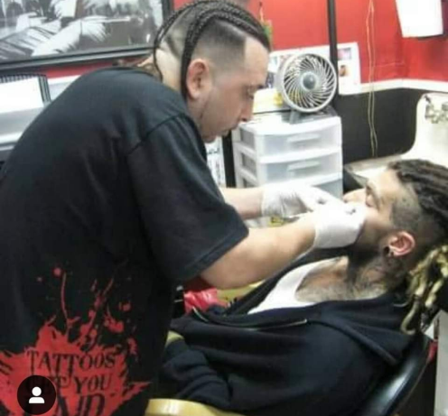 Explore lion and lamb tattoo ideas, creative tattoo ideas in Hialeah, available at Allstar Tattoo & Body piercing