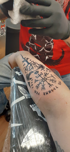 Explore family tattoo ideas for guys, creative tattoo ideas in Bryson City, available at Donnos Higher Ground Tattoo