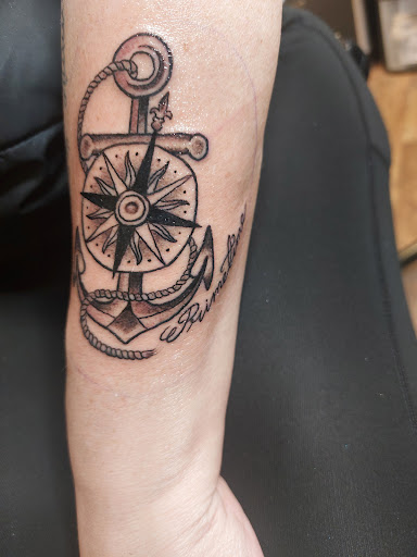 Explore mens color sleeve tattoo ideas, creative tattoo ideas in Seymour, available at 3 Sevens Tattoo