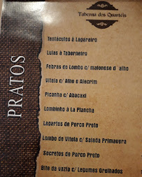 Taberna dos Quartéis em Moura menu n° 9