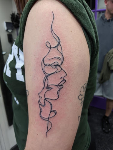 Explore oyster tattoo ideas, creative tattoo ideas in Slippery Rock, available at Dinky Dachshund Tattoo Parlor