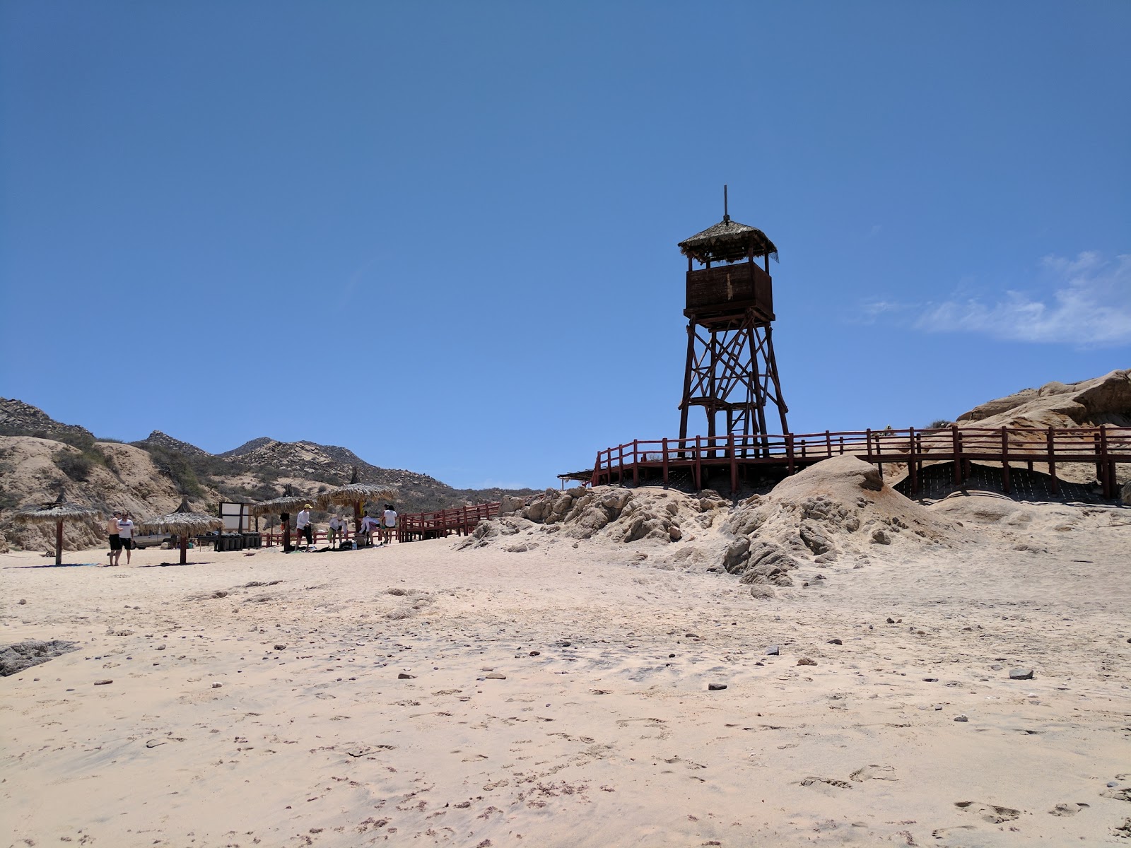 Foto av Arbolito Beach med turkos rent vatten yta