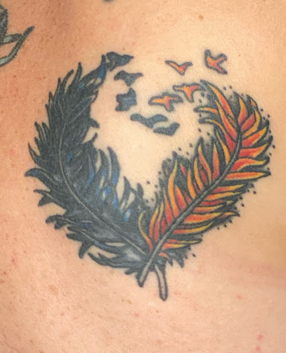 Find tattoo ideas for leg for your next unique tattoo in Leesburg at Blank Slate Ink