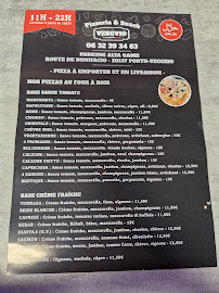 Camion Pizza Vesuvio Parking Alta Game à Porto-Vecchio menu