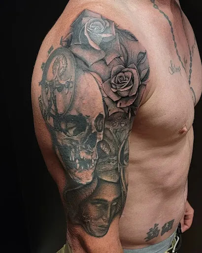 Explore philippians 4 13 tattoo ideas, creative tattoo ideas in Middletown, available at 1-Of-A-Kind-Inks Tattoo Studio