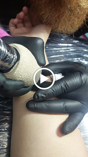 Explore peony tattoo ideas, creative tattoo ideas in Fresno, available at Liquid Fetish North