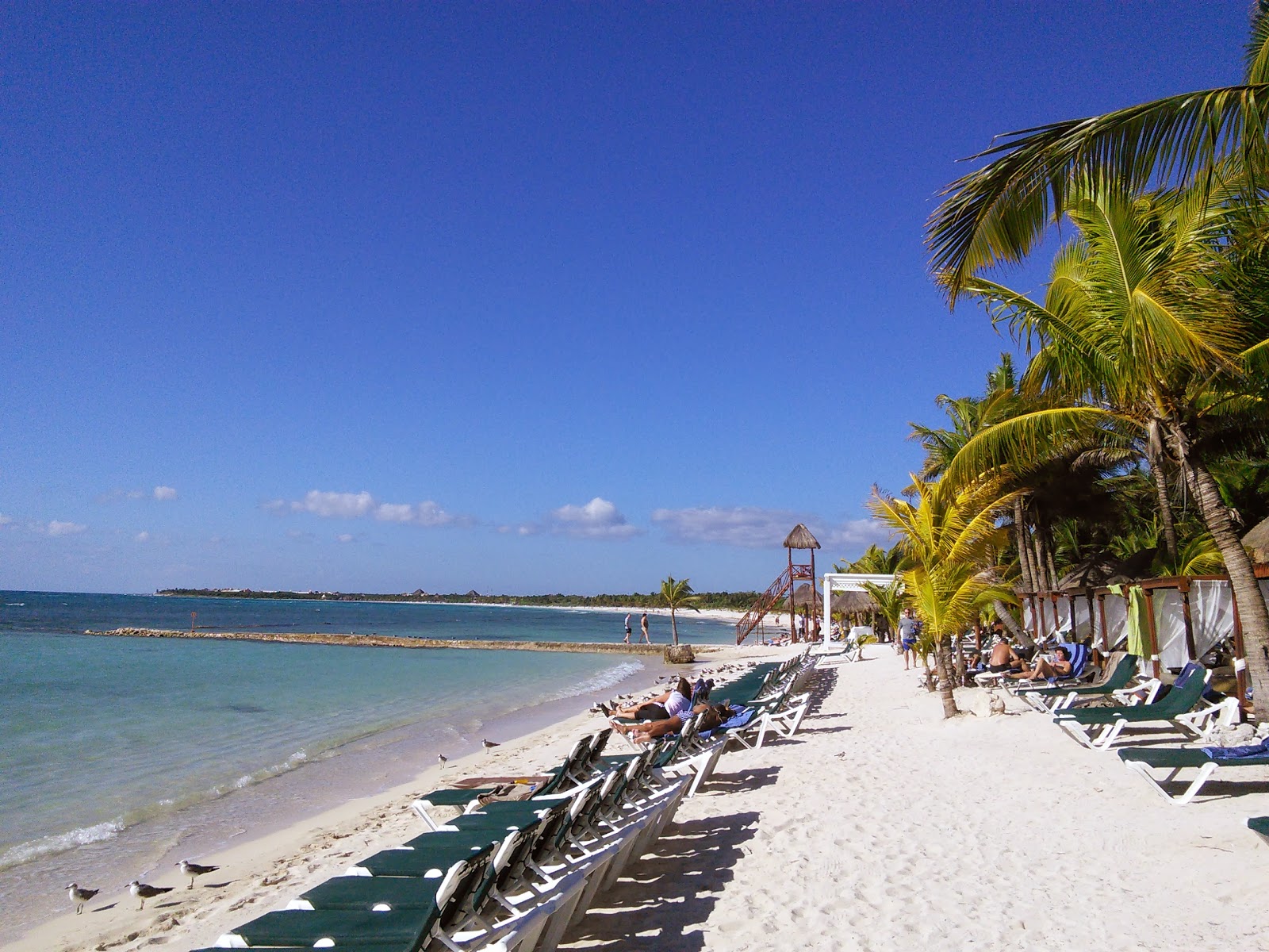 Foto von El Dorado hotel beach mit heller feiner sand Oberfläche