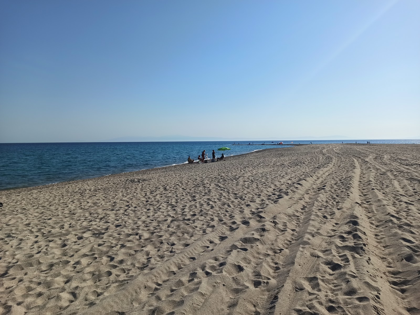 Foto von Strand von Possidi mit sehr sauber Sauberkeitsgrad