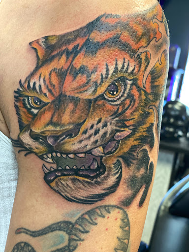 Explore snorlax tattoo ideas, creative tattoo ideas in Port Saint Lucie, available at Nevermore Tattoo studio