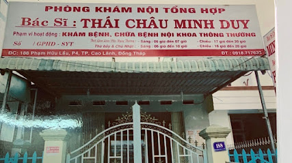 Phòng Khám Nội Tổng Hợp - BS.CKI.Thái Châu Minh Duy