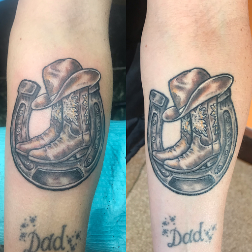 Explore sacred geometry tattoo ideas, creative tattoo ideas in Aurora, available at Ronin Tattoo Studio INC