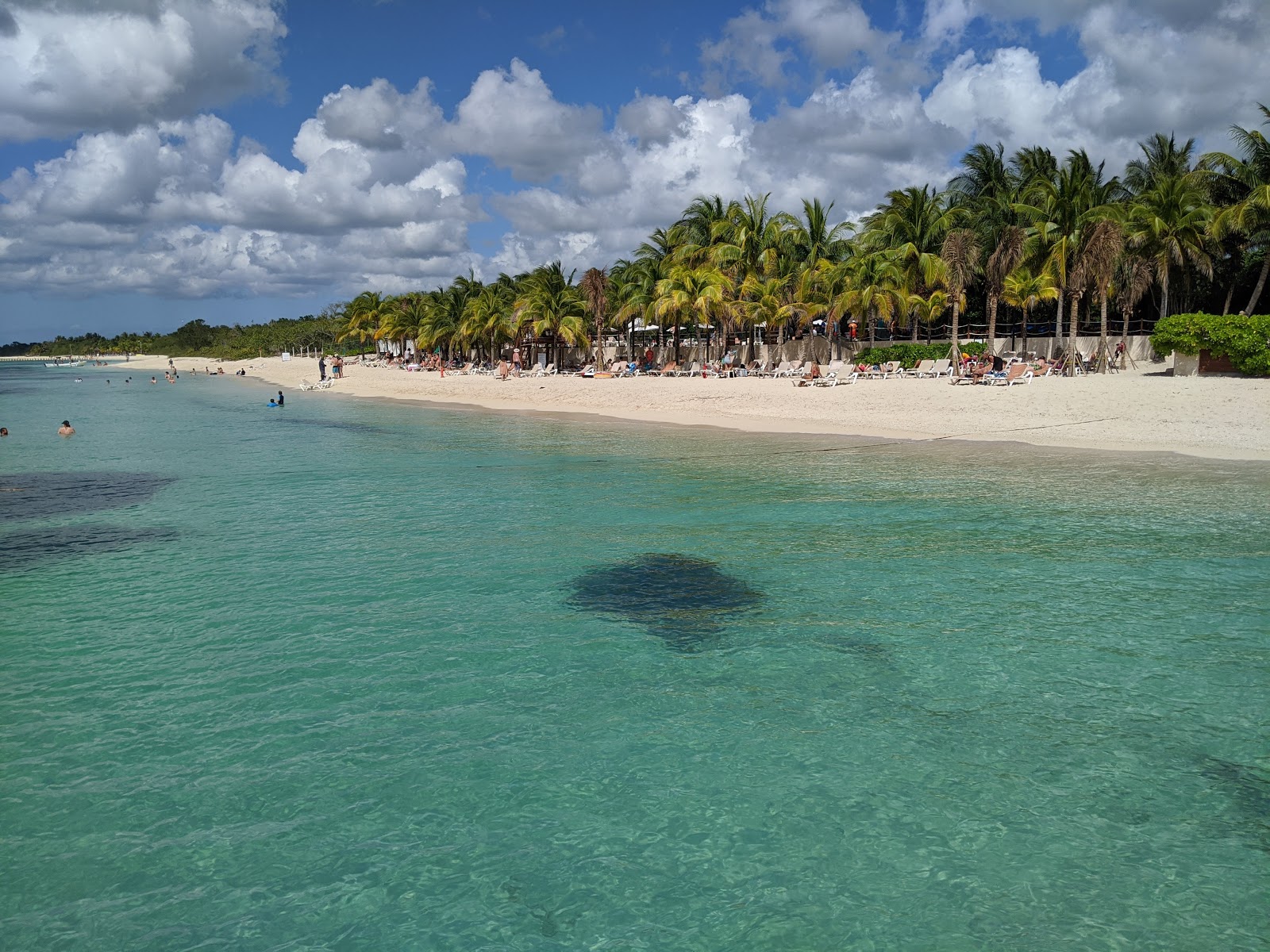 Fotografija Occidental Cozumel z svetel fin pesek površino