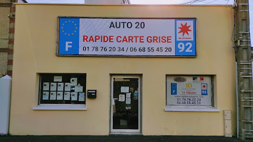Agence d'immatriculation automobile Rapide Carte Grise - AUTO 20 Bagneux