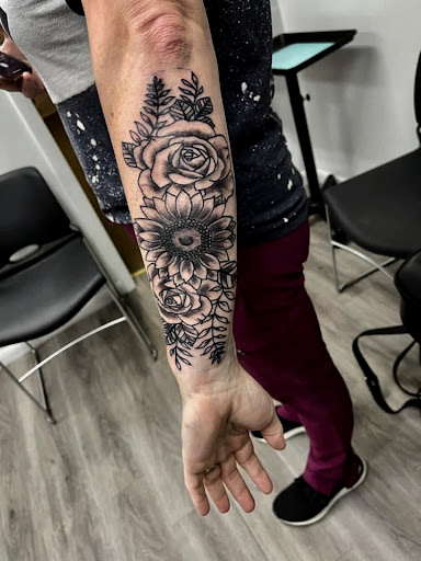 Explore jet tattoo ideas, creative tattoo ideas in Gadsden, available at Sacred Art Tattoo Company