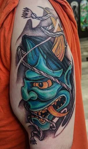 Explore mens arm sleeve tattoo ideas, creative tattoo ideas in Raleigh, available at Inkability Tattoo