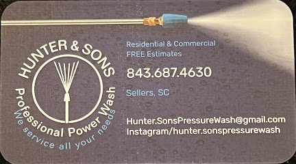 Hunter and sons professional power wash