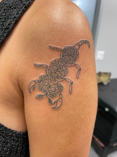 Explore drummer tattoos ideas, creative tattoo ideas in Peoria, available at The Ink Bar