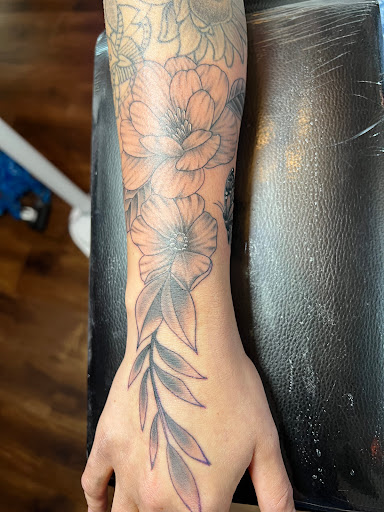 Explore deer antler tattoo ideas, creative tattoo ideas in Rapid City, available at Rushmore Tattoo Company LLC