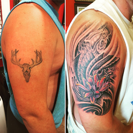 Explore kaneki tattoo ideas, creative tattoo ideas in Pearcy, available at Studio 621 Tattoo