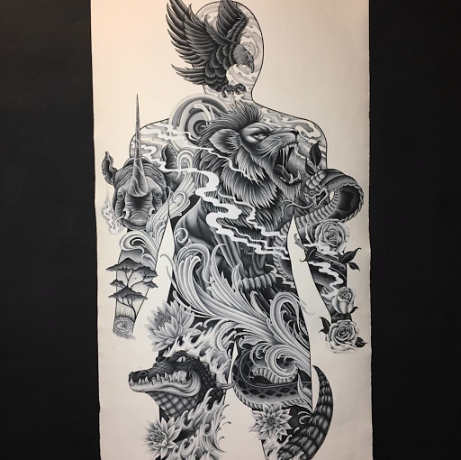 Explore addiction tattoo ideas, creative tattoo ideas in San Diego, available at Above All Tattoo - Pacific Beach