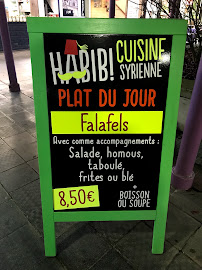 Habibi Strasbourg à Strasbourg menu