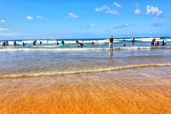 Combesgate beach