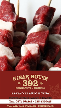 Carte du Ristorante Braceria Steak House 392 à Chieti