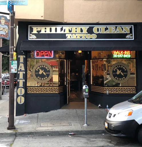 Philthy Clean Tattoo, 1015 University Ave, Berkeley, CA 94710, USA, 