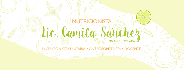 Nutricionista Lic. Camila Aldana Sánchez