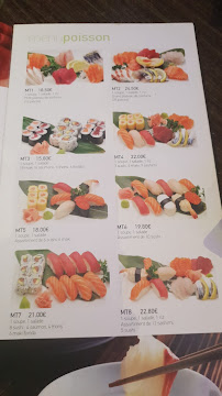 Ichigo Sushi à Orgeval menu