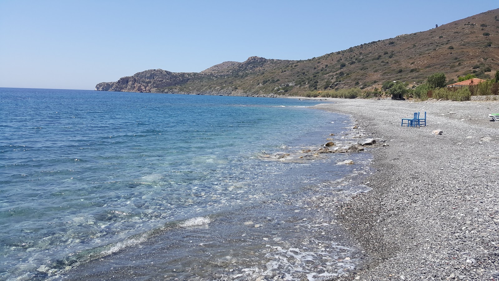 Photo de Yazikoy beach avec l'eau cristalline de surface