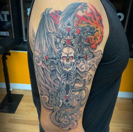Explore tattoo ideas feet, creative tattoo ideas in Ambler, available at Tattoo GalaxyAmbler Piercing & Custom Tattoos