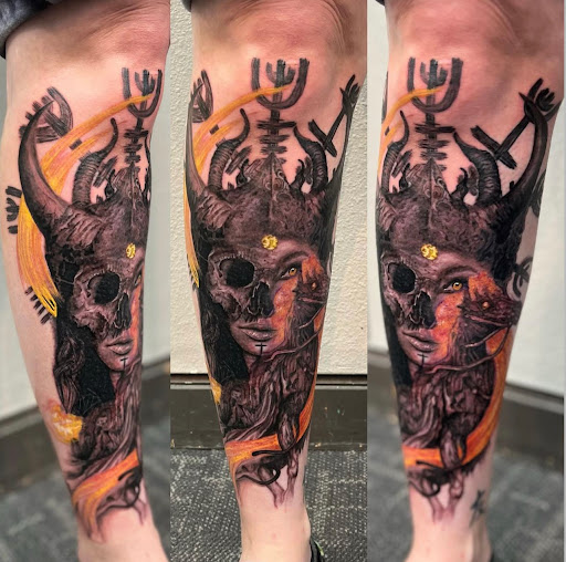 Find best small tattoo ideas for guys for your next unique tattoo in Englewood at Flamingo Noir Collective