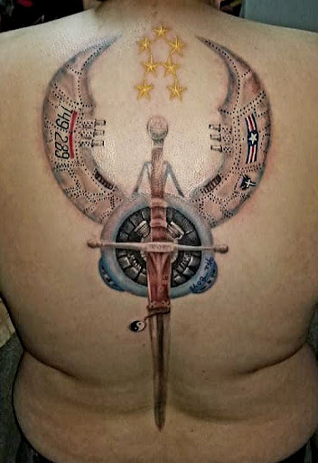 Explore gravestone tattoo ideas, creative tattoo ideas in Nevada, available at Generation X Tattoos and Piercings
