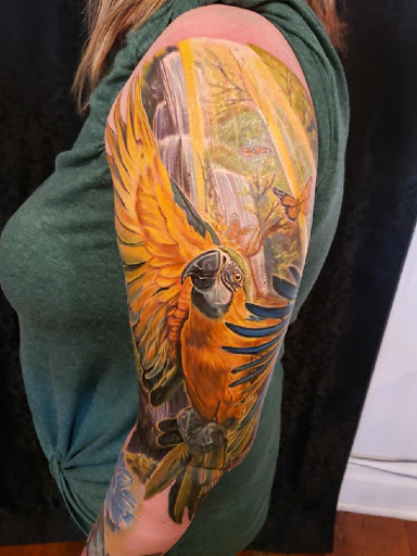 Explore ape tattoo ideas, creative tattoo ideas in Ogden, available at Legacy Tattoo