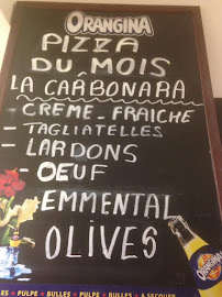Carte du Pizzeria de l'ecluse à Montgiscard