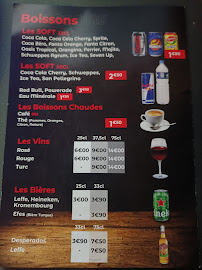 Snack Zaza Kebab à Auchy-les-Mines menu