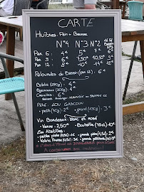 Bar-restaurant à huîtres La Cabane de l'Aiguillon à La Teste-de-Buch (la carte)