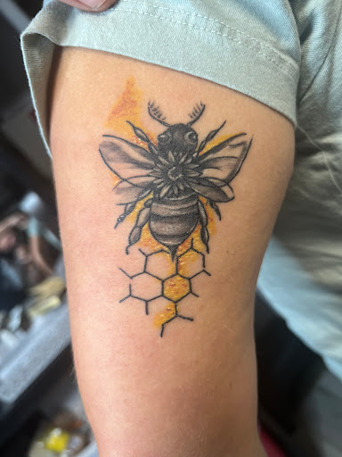 Explore dog nose tattoo ideas, creative tattoo ideas in Conowingo, available at In Bloom Tattoo