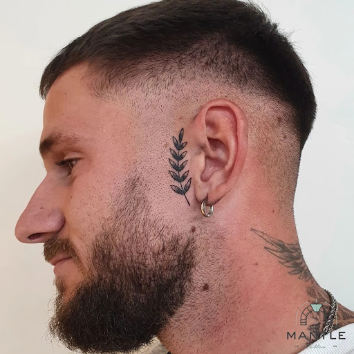 Explore inside ear tattoos ideas, creative tattoo ideas in Los Angeles, available at Mantle Tattoo