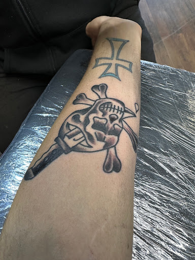 Explore pot leaf tattoo ideas, creative tattoo ideas in Hanceville, available at Dodge City Tattoo Company