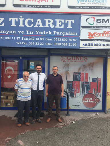 icoz ticaret mercedes kamyon ve tir yedek parca kocasinan kayseri