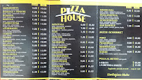Menu du Pizza House à Terrasini
