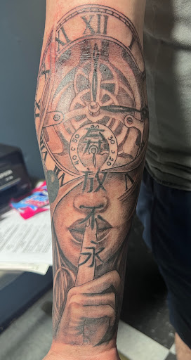 Explore rose tattoo cover up ideas, creative tattoo ideas in San Angelo, available at A1 Tattoos and Piercings