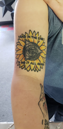 Explore tattoo ideas arm shoulder, creative tattoo ideas in Oxford, available at Opus Land Tattoo co.