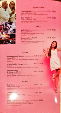 Restaurant brésilien Panthera Rodizio à Hamburg (le menu)