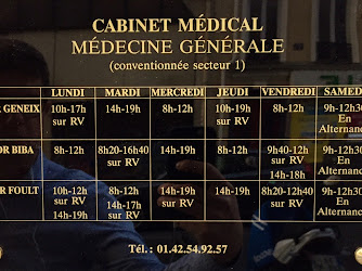 Cabinet médical (Doc Geneix, Bibas et Foult)